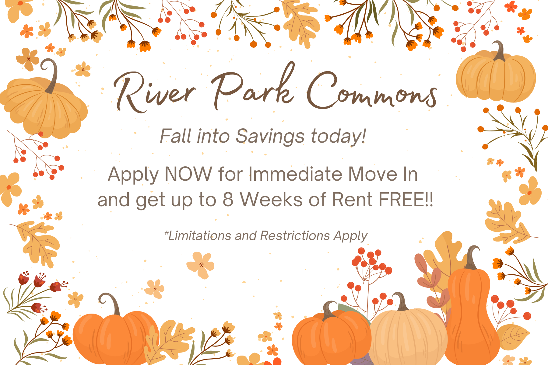 Orange And Beige Illustrative Thanksgiving Greeting Card